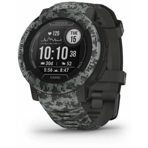 Умные часы Garmin Instinct 2 Camo 45mm, графит