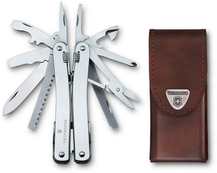 Мультитул Victorinox SwissTool Spirit X серебристый (3.0224. l)