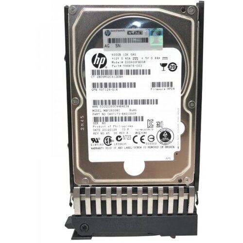 Жесткий диск HP CA07173-B40100CP 600Gb SAS 2,5 HDD 600 гб внутренний жесткий диск toshiba ca07173 b43900wl ca07173 b43900wl