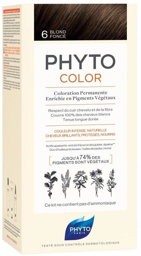 Phytosolba Краска для волос Phyto Color 6 Темный блонд