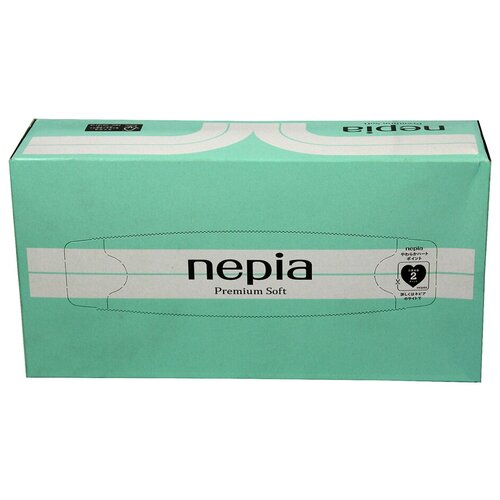Купить Nepia premium soft салфетки бумажные двухслойные, 197х217 мм, 180 шт. (спайка 5 пачек), белый