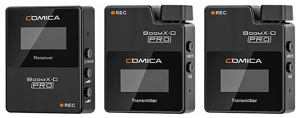 Радиосистема Comica BoomX-D PRO D2 Чёрная