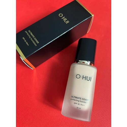 O HUI Тональная основа Ultimate Cover Perfecting Foundation SPF35/PA++ оттенок # P02 Pink Beige (розово-бежевый)