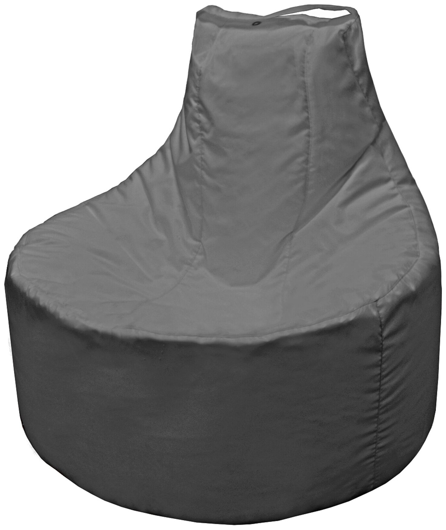 Кресло-мешок Банан Пазитифчик серый (оксфорд) 100х85 см