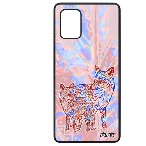 фото Чехол на смартфон samsung galaxy a71, "лиса" fox лисенок utaupia