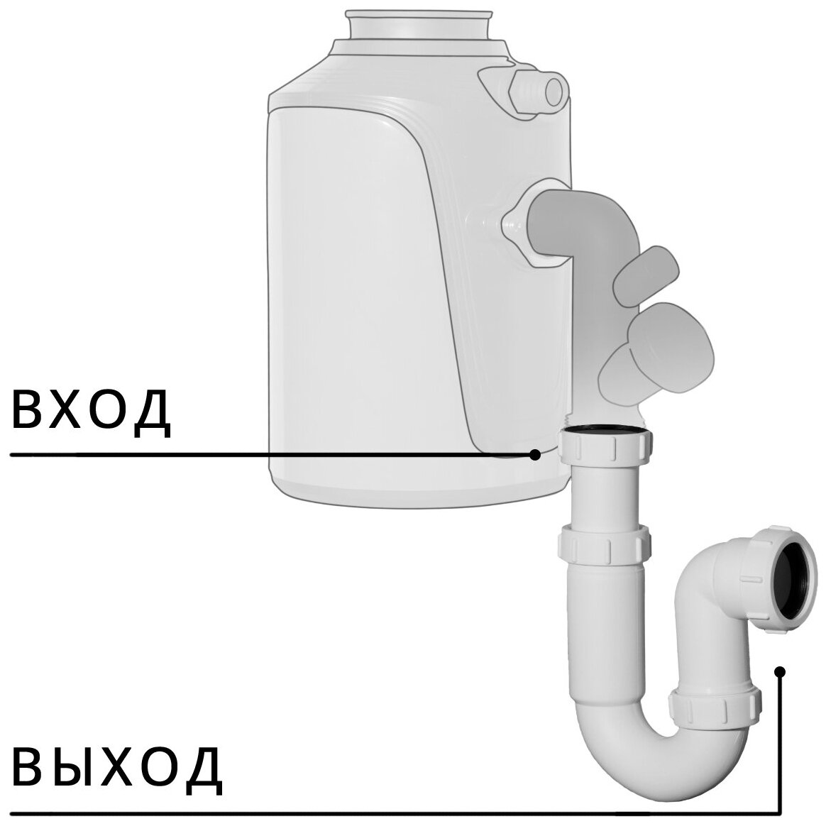 Трубка сливная Bort Drain pipe SET . - фотография № 5