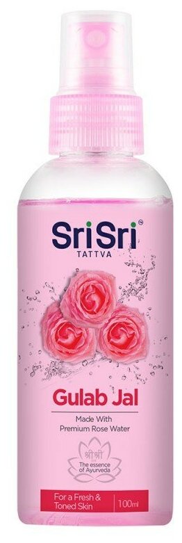 Sri Sri Tattva Средство для умывания Вода розовая Gulab Jal, 100 мл