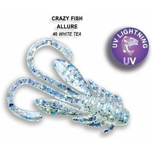 Приманка силиконовая Crazy Fish Allure 1.6' 4см 23-40-40-6
