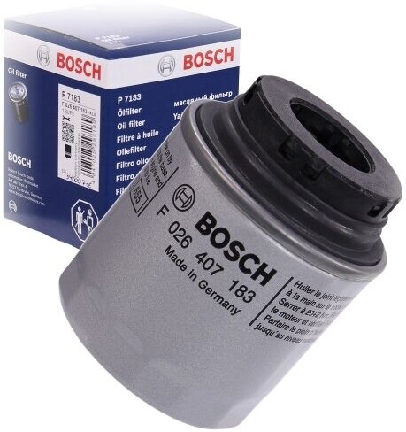 Масляный фильтр Bosch F026407183 (P7183) / Оригинальный фильтр привезен из Германии