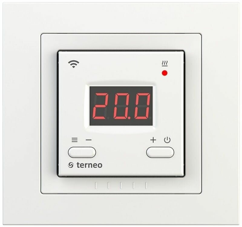 Терморегулятор/термостат электронный Terneo st unic для рамок Unica 3.6кВт 16А бежевый