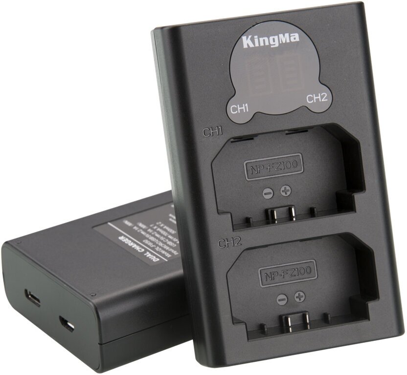 Заряднаяя станция с дисплеем Kingma для аккумуляторов Sony NP-FZ100