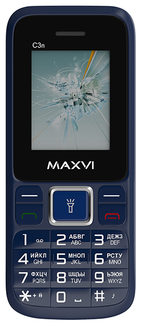 Телефон MAXVI C3n, маренго