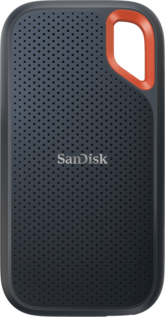 2 ТБ Внешний SSD SanDisk Extreme Portable V2, USB 3.2 Gen 2 Type-C, черный