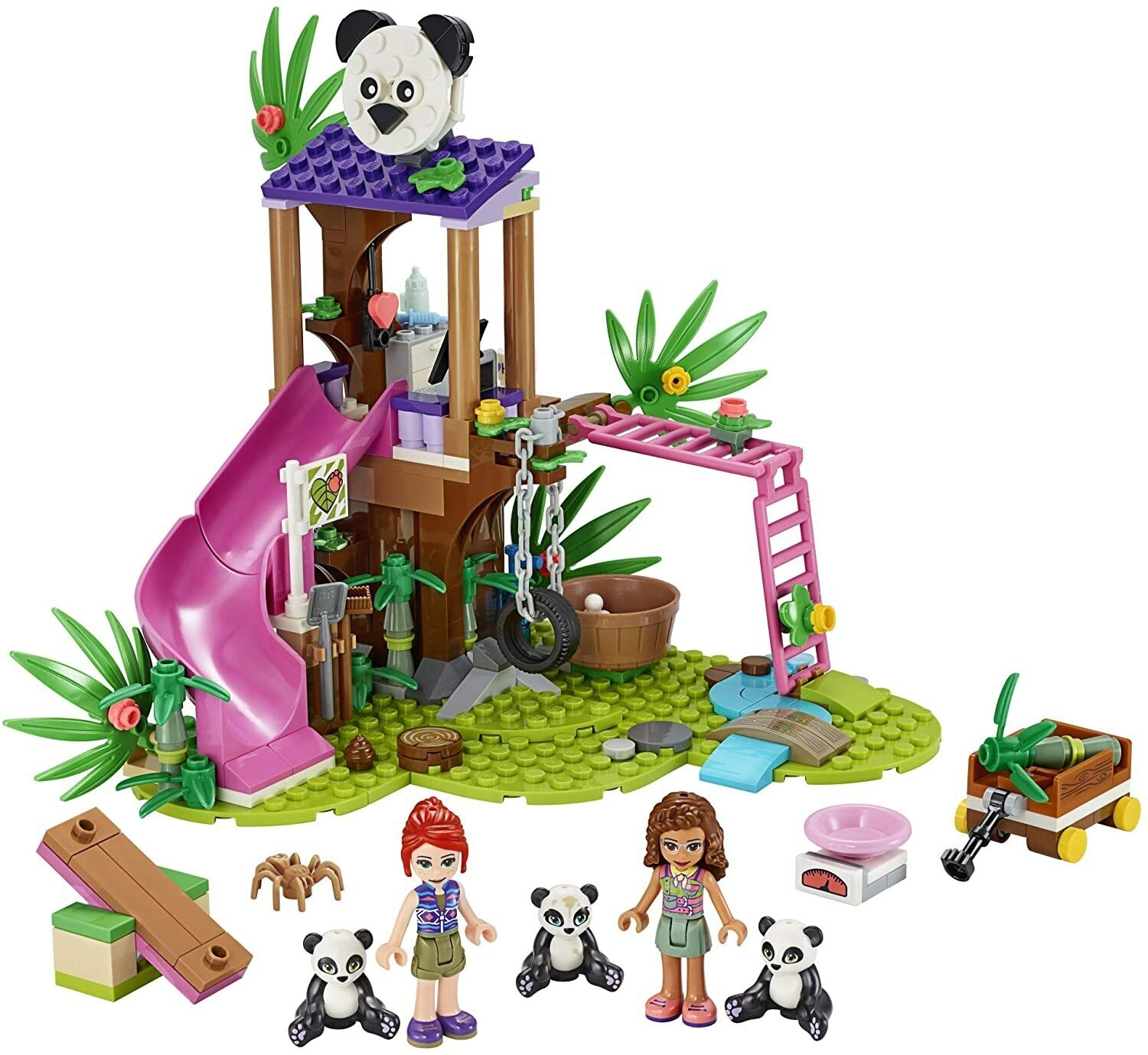 Lego Джунгли: домик для панд на дереве