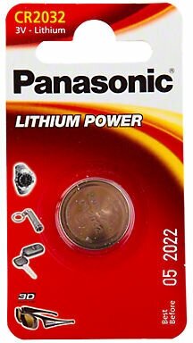 Батарейка Panasonic Power Cells CR2032 BL1 Lithium, 1 шт