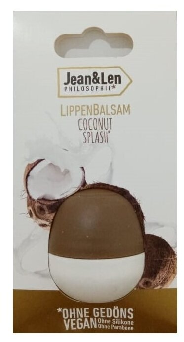    Jean&Len,  (LippenBalsam Coconut Splash) 12