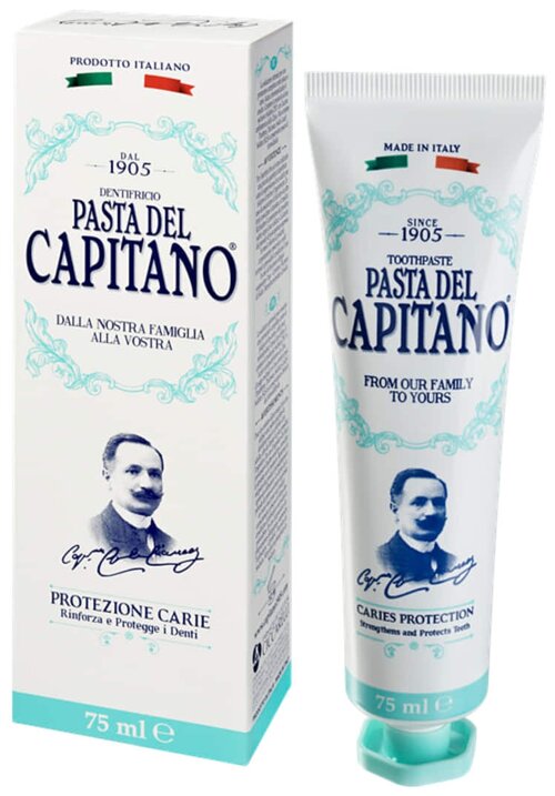 Pasta del Capitano Зубная паста 1905 Caries Protection / 1905 Полная защита от кариеса 75 мл