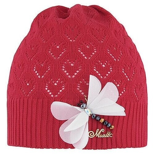 фото Шапка mialt, размер 48-50, красный