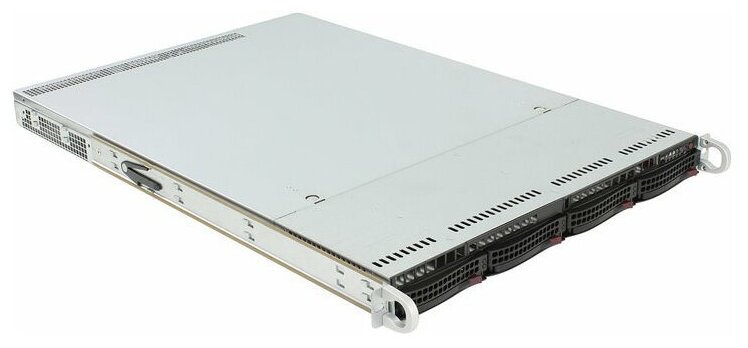 Сервер Supermicro SuperServer 6018R-TDW без процессора/без ОЗУ/без накопителей/количество отсеков 3.5" hot swap: 4/1 x 600 Вт/LAN 1 Гбит/c