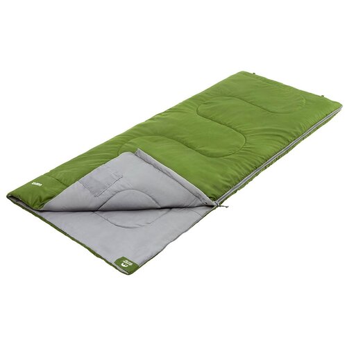 Спальный мешок Jungle Camp Camper, зеленый, молния с левой стороны спальный мешок jungle camp avola синий молния с левой стороны