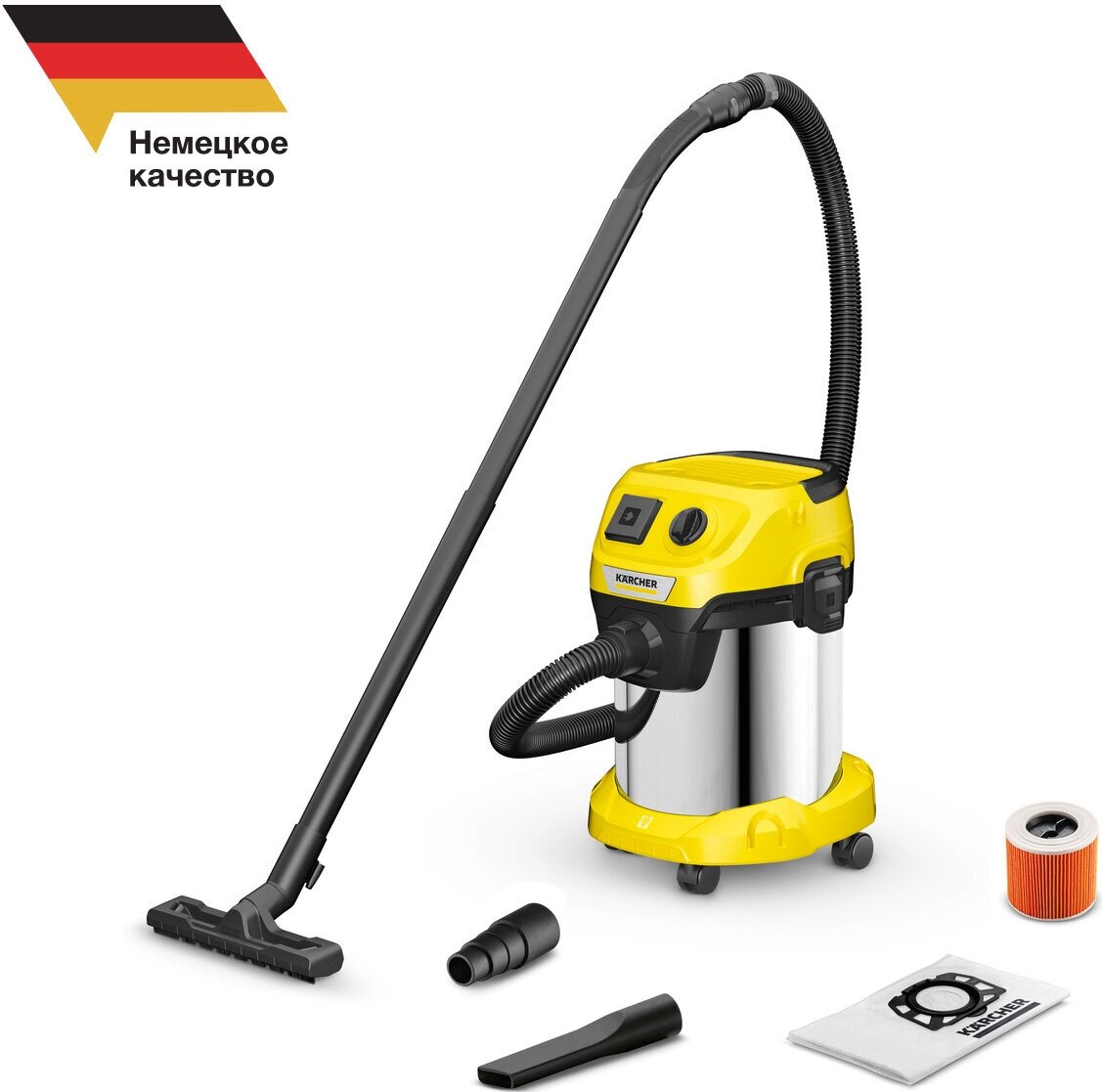 Строительный пылесос Karcher WD 3 P S V-17/4/20 1.628-190.0