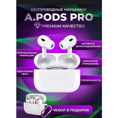 Беспроводные наушники с шумоподавлением и прозрачностью Pro версии 198500₽