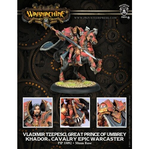 Миниатюра для Warmachine. Khador: Vladimir Tzepesci, Great Prince of Umbrey