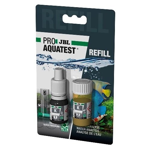 JBL ProAquaTest K Refill тесты для аквариумной воды, 2 шт., набор jbl proaquatest k refill доп реагенты для экспресс теста jbl proaquatest k