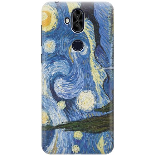 фото Cиликоновый чехол на asus zenfone 5q / 5 lite zc600kl / асус зенфон 5 кью / 5 лайт с принтом "звездная ночь" gosso