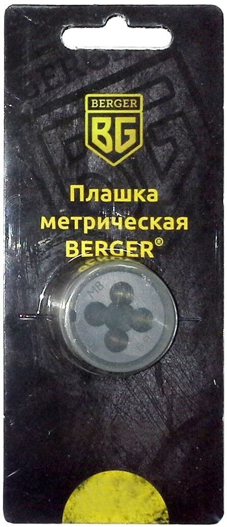 Плашка метрическая М14х1,5 мм BERGER BG1012