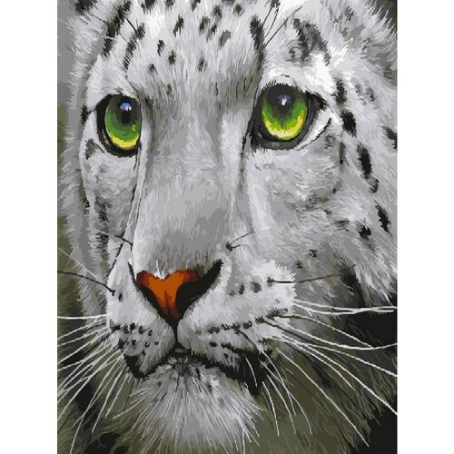 Картина по номерам Белый тигр 40х50 см Hobby Home