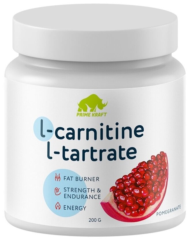 Л-Карнитин (L-Сarnitine) Prime Kraft L-Carnitine Flavored (200 г) Гранат