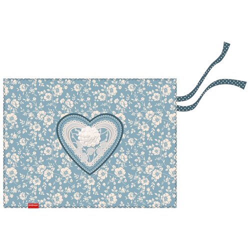 Подкладка настольная текстильная ErichKrause Lacey Heart, A3+