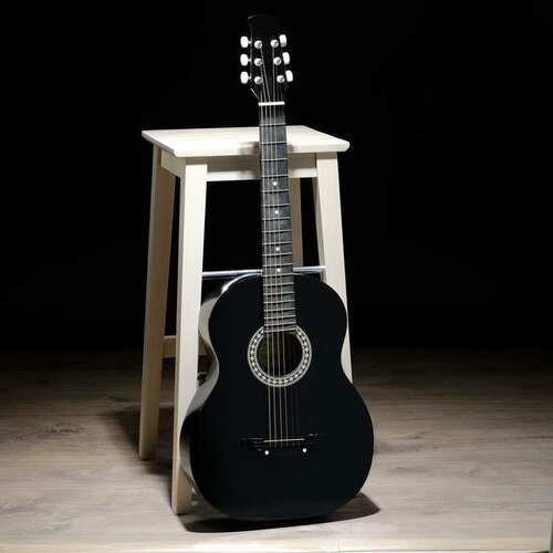 акустическая гитара 6 ти струнная менз 650мм струны металл головка с пазами Акустическая гитара 6-ти струнная, менз. 650мм, струны металл, головка без пазов