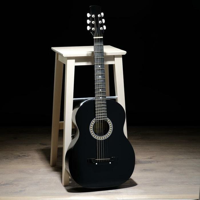 Music Life Акустическая гитара 6-ти струнная, менз. 650мм, струны металл, головка без пазов