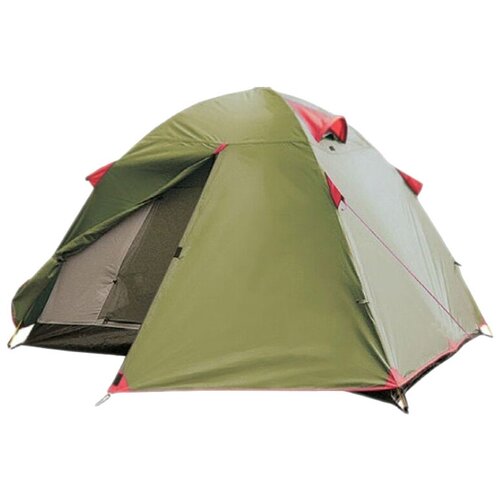 Палатка трекинговая двухместная Tramp Tourist 2, зеленый палатка tramp lite fly 2 sand tlt 041