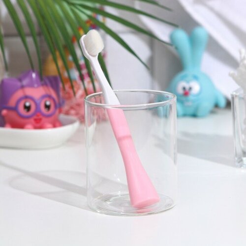 Зубная щётка, детская, 2-9 лет, 10 000 щетинок, ультрамягкая, розовая (1шт.)