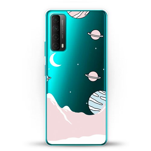 фото Силиконовый чехол горы и планеты на huawei p smart 2021 andy & paul