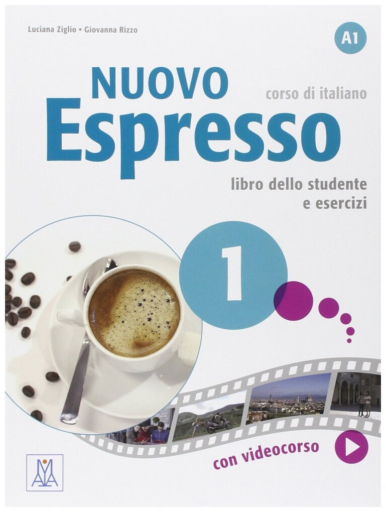 Luciana Z., Giovanna R. "Nuovo Espresso 1 Libro dello Studente e Esercizi" мелованная