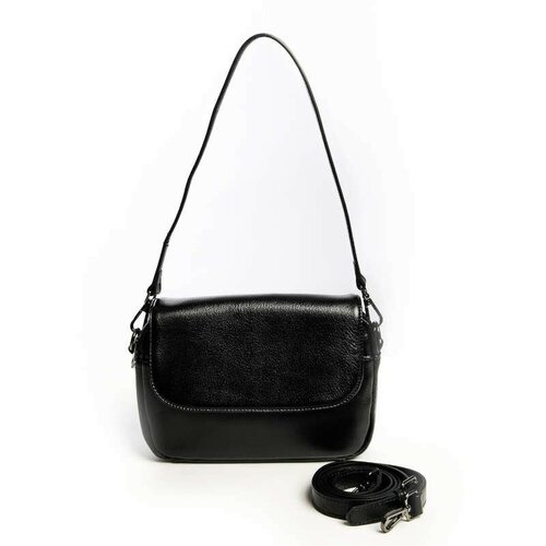 Сумка , натуральная кожа, черный