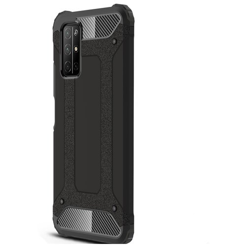 фото Чехол-бампер mypads для huawei honor 30s (cdy-an90) противоударный усиленный ударопрочный черный