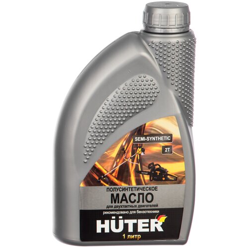 масло для садовой техники maxcut 2t universal 1 л Масло для садовой техники Huter 2T, 1 л