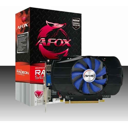 Видеокарта AFOX Radeon R7 350 4GB GDDR5 128Bit DVI HDMI VGA ATX Single Fan