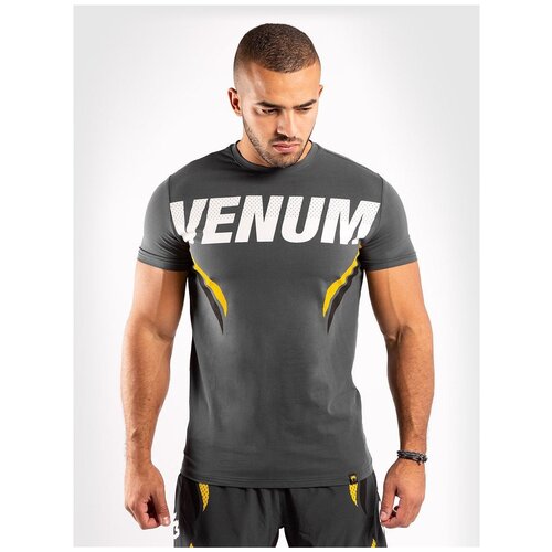 фото Футболка venum one fc impact grey/yellow l