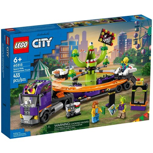 Конструктор Lego Грузовик с аттракционами City Space Ride 60313 lego city грузовик с бургерами