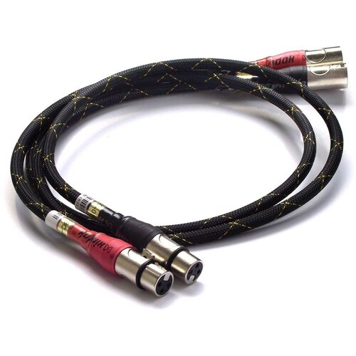 3 5mm balanced to 4 pin xlr female balanced headphone audio 8 core silver plated adapter cable 15cm [ 3 5mm balanced 4 pole ] Межблочный кабель Xindak BC-01 Balanced Signal Cable