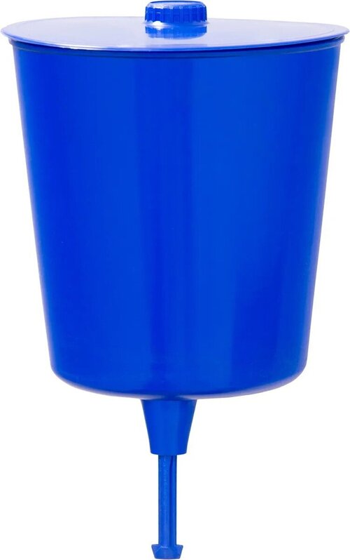 Умывальник дачный голубого цвета, пластиковый бак, объем 4 литра