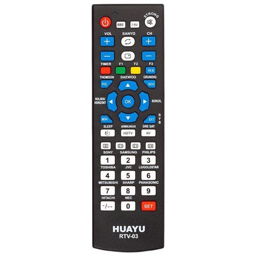 фото Пульт универсальный huayu rtv-03 для различных марок tv+ led+hd