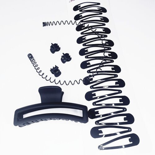 Краб черный большой +подарки/тик-так черный ( 20 штук )/ металлический ободок 