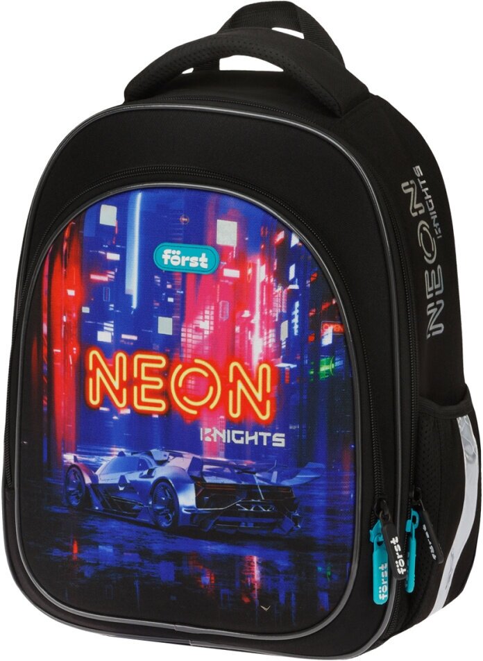 Ранец Forst F-LIGHT "Neon knights" 37*28*16см, 2 отделения, 2 кармана, анатомическая спинка